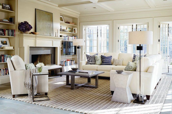 Sectional sofa furniture for open concept layout