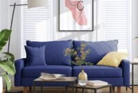 Modern Design Upholstered Linen Fabric Sofa For Living Room Furniture ...