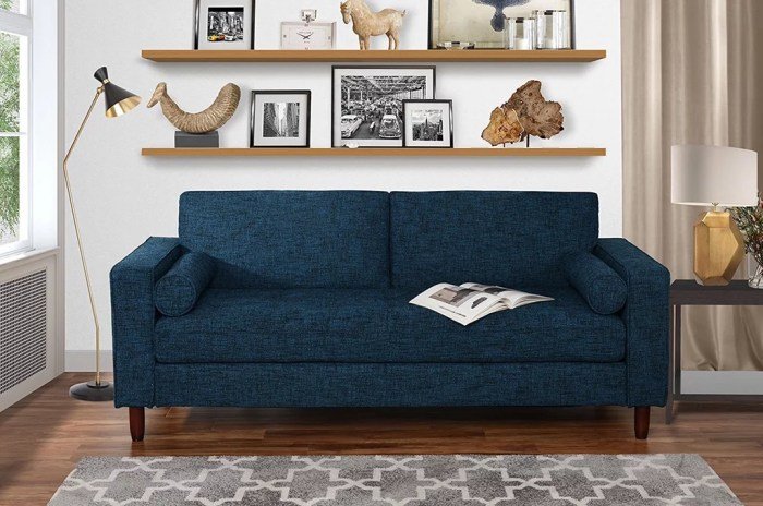 Modern sofa furniture with linen fabric