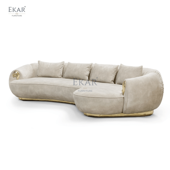 Confident Curved Sofa By Vibieffe - 3D Model for Corona Curved sofa furniture with hidden storage
